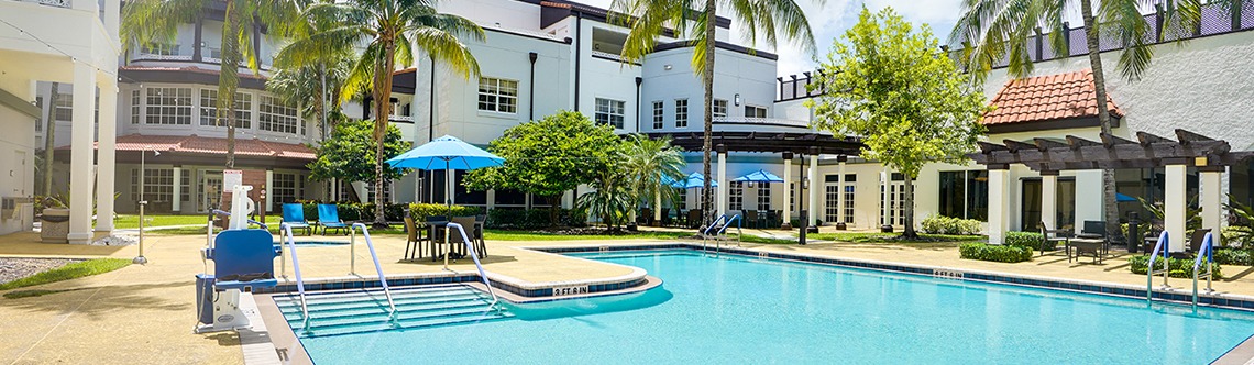 covenant living of Florida pool area