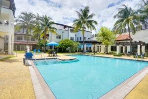 pool area at covenant living of Florida